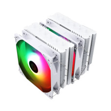 Thermalright Peerless Assassin 120 SE RGB White CPU Cooler, 6 Heat Pipes AGHP Technology, Dual 120mm PWM Fans, 1550RPM Speed, for AMD:AM4 AM5/Intel LGA 1700/1150/1151/1200/1851,PC Cooler
